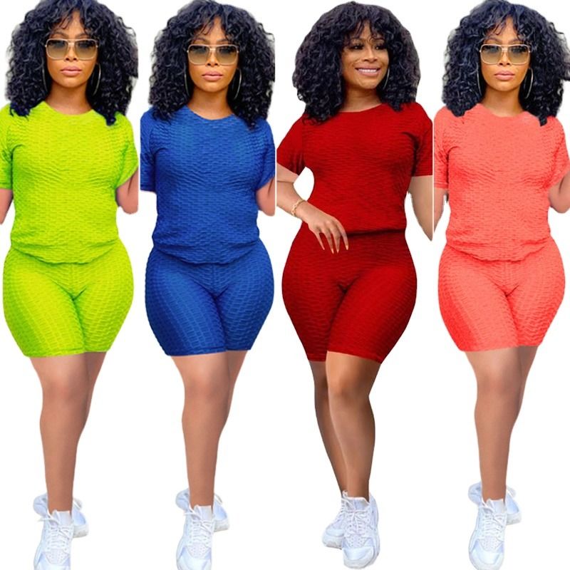 2021 antibactérien de bonne qualité 2 pièces ensemble de chemise de yoga courts courts de jogger maillot de sport haut