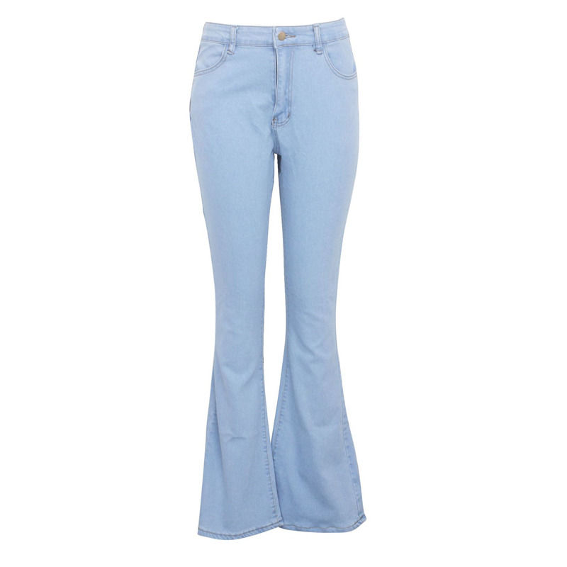Couleur éblouissante de bonne qualité patchwork jean hip star couture étirement pantalon éclaboussé femmes jeans long